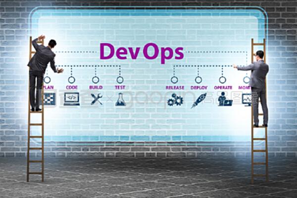 devOps軟件開發它的概念。